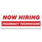 Signmission Now Hiring Pharmacy Technicians Banner Apply Inside Accepting Application Single Sided B-96-30286 - alternate 1